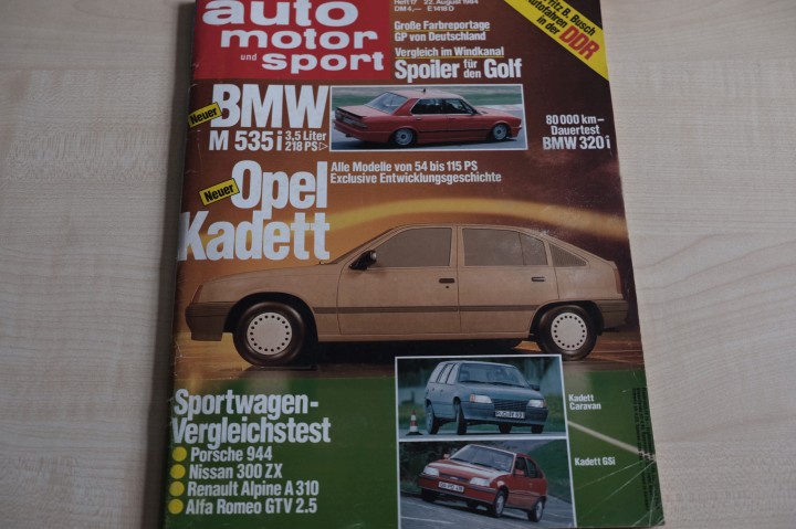 Deckblatt Auto Motor und Sport (17/1984)